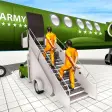 Army Jail Prisoner & Army Plane Car Transport Game