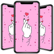 Finger Heart Wallpaper icon