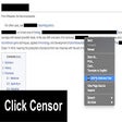 Ikon program: Click Censor