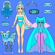 プログラムのアイコン：Chibi Dolls DIY Princess …