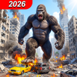 Ícone do programa: Gorilla Robot City Attack…
