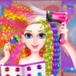 Hair art salon girls hairstyle