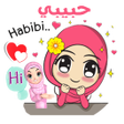 プログラムのアイコン：Stickers Hijab Muslim Wha…