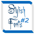 Programın simgesi: Stylish Fonts #2