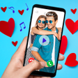 أيقونة البرنامج: Full Screen Love Video Ri…