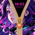 プログラムのアイコン：Zipper Lock Screen Wallpa…