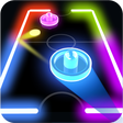 أيقونة البرنامج: Glow Hockey HD