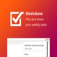 Ícone do programa: Weekdone - Plan and share…