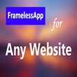 أيقونة البرنامج: FramelessApp Ext