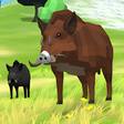 プログラムのアイコン：Pig Simulator Warthog gam…