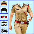 Symbol des Programms: Men police suit photo edi…