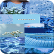 プログラムのアイコン：Blue wallpapers