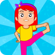 プログラムのアイコン：Kids Exercise: Warm up  Y…