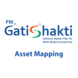 Symbol des Programms: Gati Shakti Asset Mapping