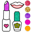 Glitter Beauty Coloring Book