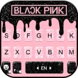 Glitter Black Pink Keyboard Ba