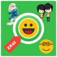 أيقونة البرنامج: Sticker Packs for WhatsAp…