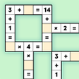 أيقونة البرنامج: Math Crossword - number p…