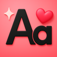프로그램 아이콘: Font keyboard: Font Art E…