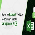 أيقونة البرنامج: TWExport - Export twitter…