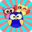 أيقونة البرنامج: Crazy Owls Puzzle