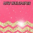 Pink Glitter live Wallpaper