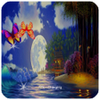 أيقونة البرنامج: 3D Moonlight Live Wallpap…