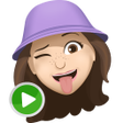 أيقونة البرنامج: WASticker Memes Emoji Ani…