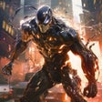 Иконка программы: Evil Superhero black web …