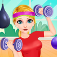 プログラムのアイコン：Gym Workout Games for Gir…