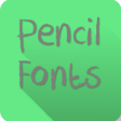 程序图标：Pencil Fonts for FlipFont