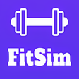 程序图标：FitSim: Fitness App Simul…
