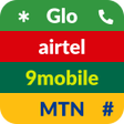 プログラムのアイコン：9jaCodes - Glo MTN 9mobil…