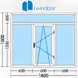 PVC and aluminium window and door design-iwindoor
