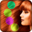 أيقونة البرنامج: Hair Color Changer - Make…