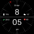 Minimal Black Watch Face