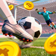 أيقونة البرنامج: Bitcoin Goal Flick: Earn …