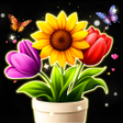 Ikona programu: Flower Matching Game