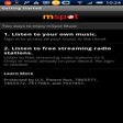 プログラムのアイコン：mSpot Music