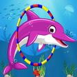 Dolphin Water Rush: Water Park Show Adventure icon