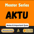프로그램 아이콘: Mentor Series AKTU: Notes…