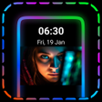 プログラムのアイコン：Edge Lighting Live Wallpa…