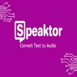 أيقونة البرنامج: Speaktor: Convert Text to…
