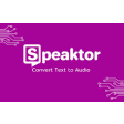 Speaktor: Convert Text to Audio