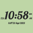 プログラムのアイコン：Digital Clock live wallpa…
