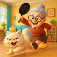 ไอคอนของโปรแกรม: Granny With Cat