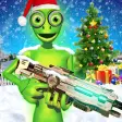 Green Alien-Scary Grandpa