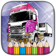 程序图标：Truck Glitter Coloring Bo…