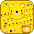 Yellow Honey Bear Keyboard The
