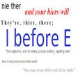 I before E